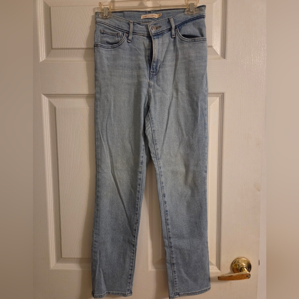 Levi's Womens 724 High Rise Straight Jeans - Size 26